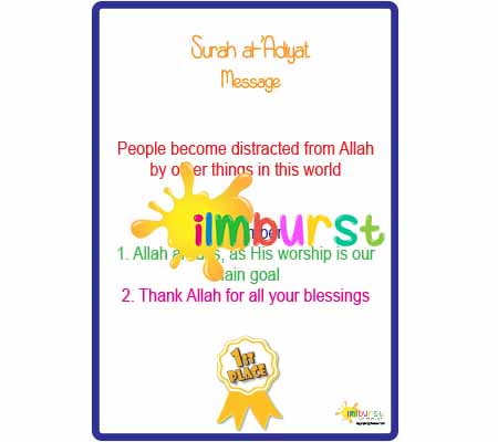 Surah al-‘Adiyat – Message