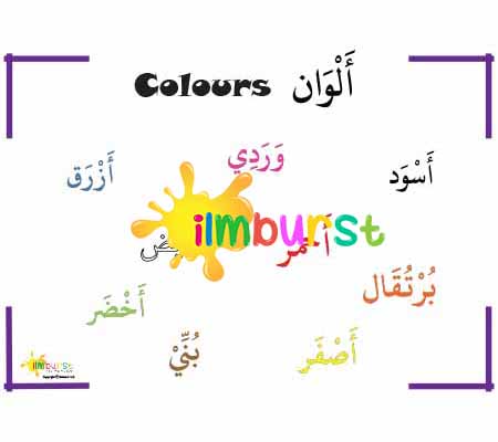 Arabic Vocabulary – Different Colours
