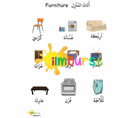 Arabic Vocabulary – Furniture