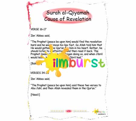 Surah al-Qiyamah – Cause of Revelation