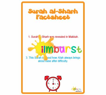 Surah al-Sharh - Factsheet - ilmburst
