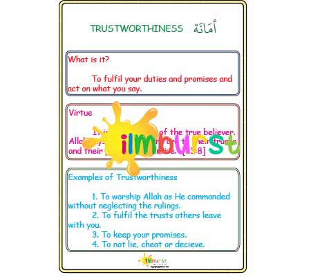 Trustworthiness (Amanah) Infosheet – Lower