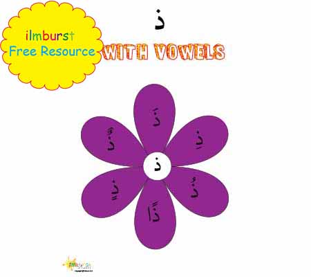 Arabic Letters with Vowels – Dhaal