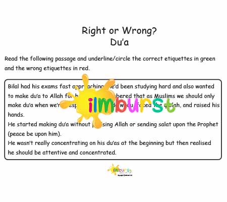 Du’a Etiquettes – Right or Wrong?