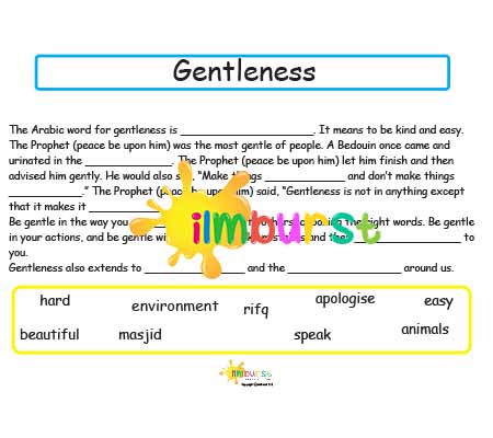 Fill in the Blanks – Gentleness
