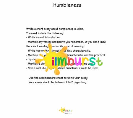Essay Writing – Humbleness