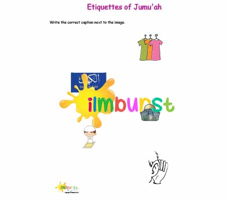Jumu’ah Etiquettes – Write the Caption