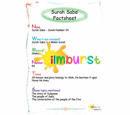 Surah Saba’ – Factsheet