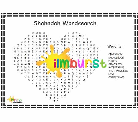 Shahadah Wordsearch