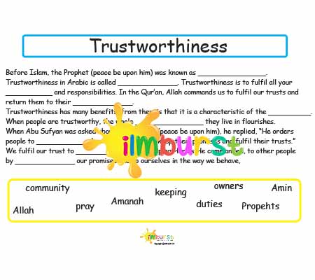 Fill in the Blanks – Trustworthiness