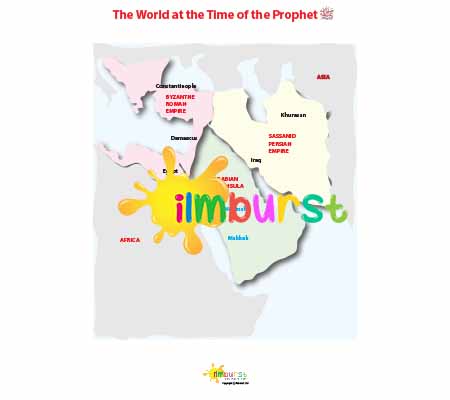 The World Pre-Islam (Map)