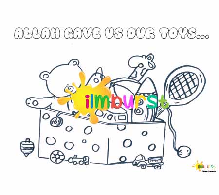 Allah Gave Us Colouring Sheets – Toys