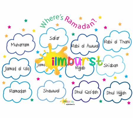 Colour in – Where’s Ramadan?