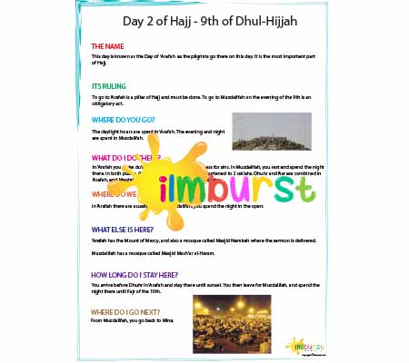Hajj Day 2 – Info Sheet