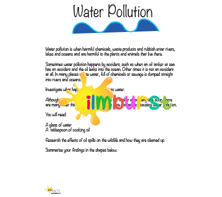 Water Pollution Activity Sheet